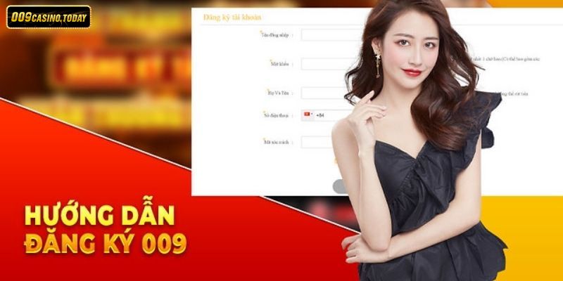 Chi tiết các bước đăng ký 009 Casino qua web